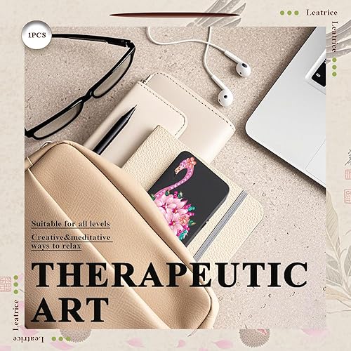 Miniatura 7 de Leatrice Diamonds - Kit de arte de diamantes para adultos, kit de pintura de diamantes pequeños, estuche para lentes de diamantes para mujeres