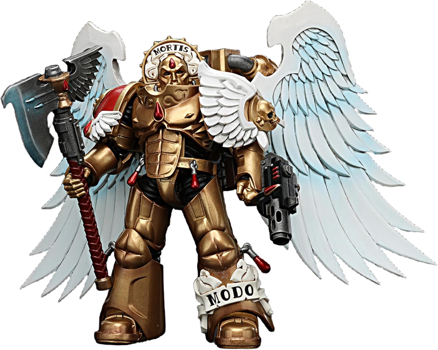 JOYTOY Warhammer 40K 1/18 Action Figures Blood Angels Sanguinary Guard 5PCS 4.8Inch Collectible Model