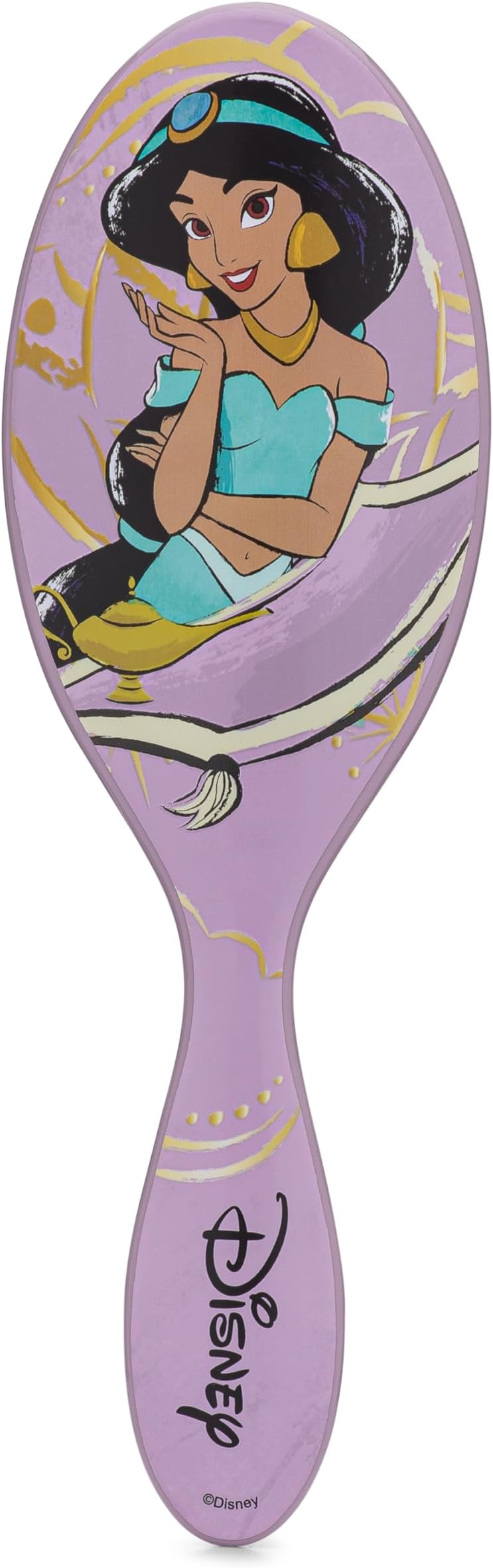 Wet Brush Disney Original Detangler Hair Brush, Jasmine (Elegant Princess) - Ultra-Soft IntelliFlex Bristles - Detangling Brush Glides Through Tangles (Wet Dry & Damaged Hair) - Women & Men