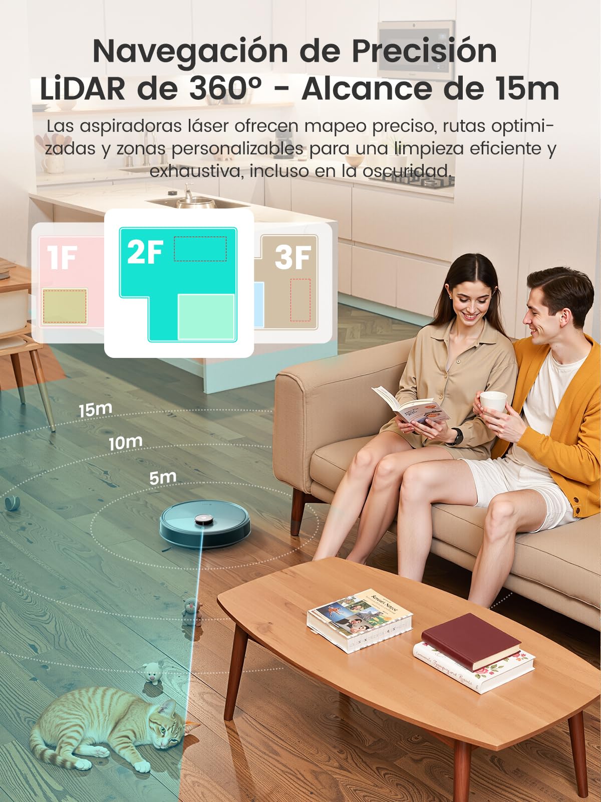 Lefant M3 Robot Aspirador y Fregasuelos Gris N3