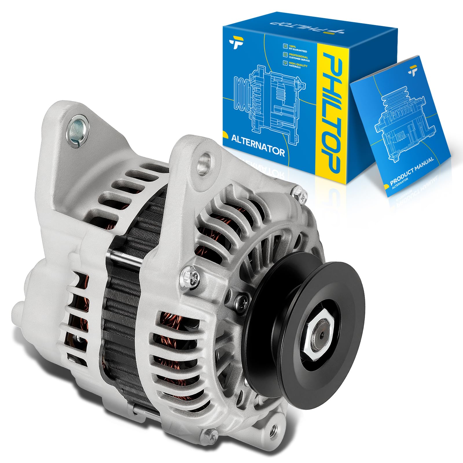 PHILTOP Alternator Replacement for B0FG6T1ZCW Applications