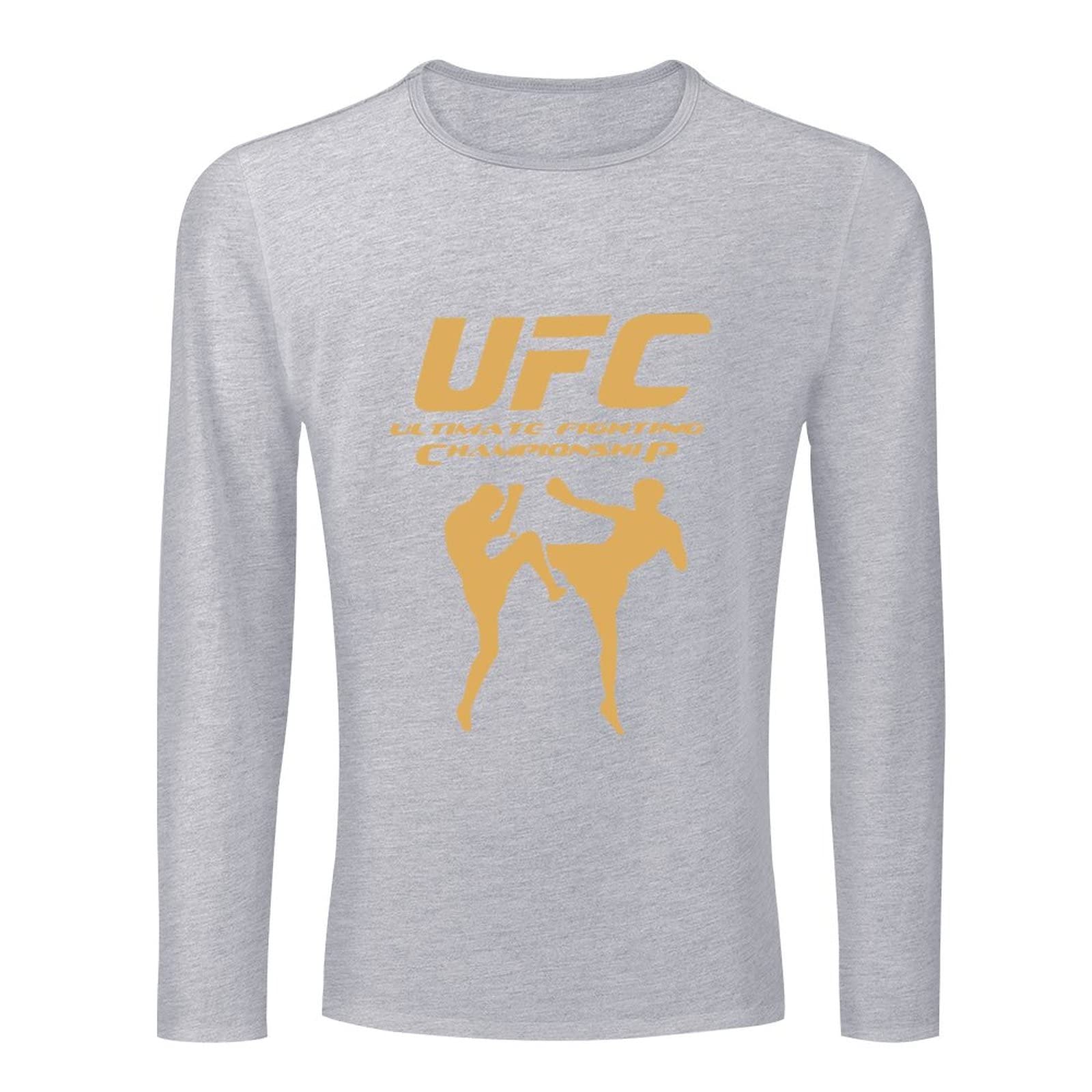 Amazon.co.jp: メンズ Tシャツ 長袖 UFC 究極格闘技 MMA ティー 