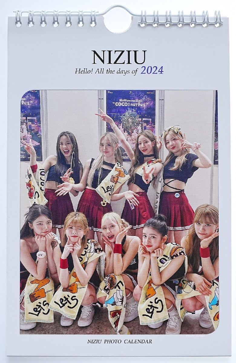 Amazon.co.jp: NiziU ニジュー グッズ 壁掛け カレンダー 2024年 写真