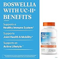 Vista 3 de Doctors Best BioAvailable Boswellia + UC-II, apoya la salud de las articulaciones, sin OMG, sin gluten, sin soja, 60 cápsulas vegetales