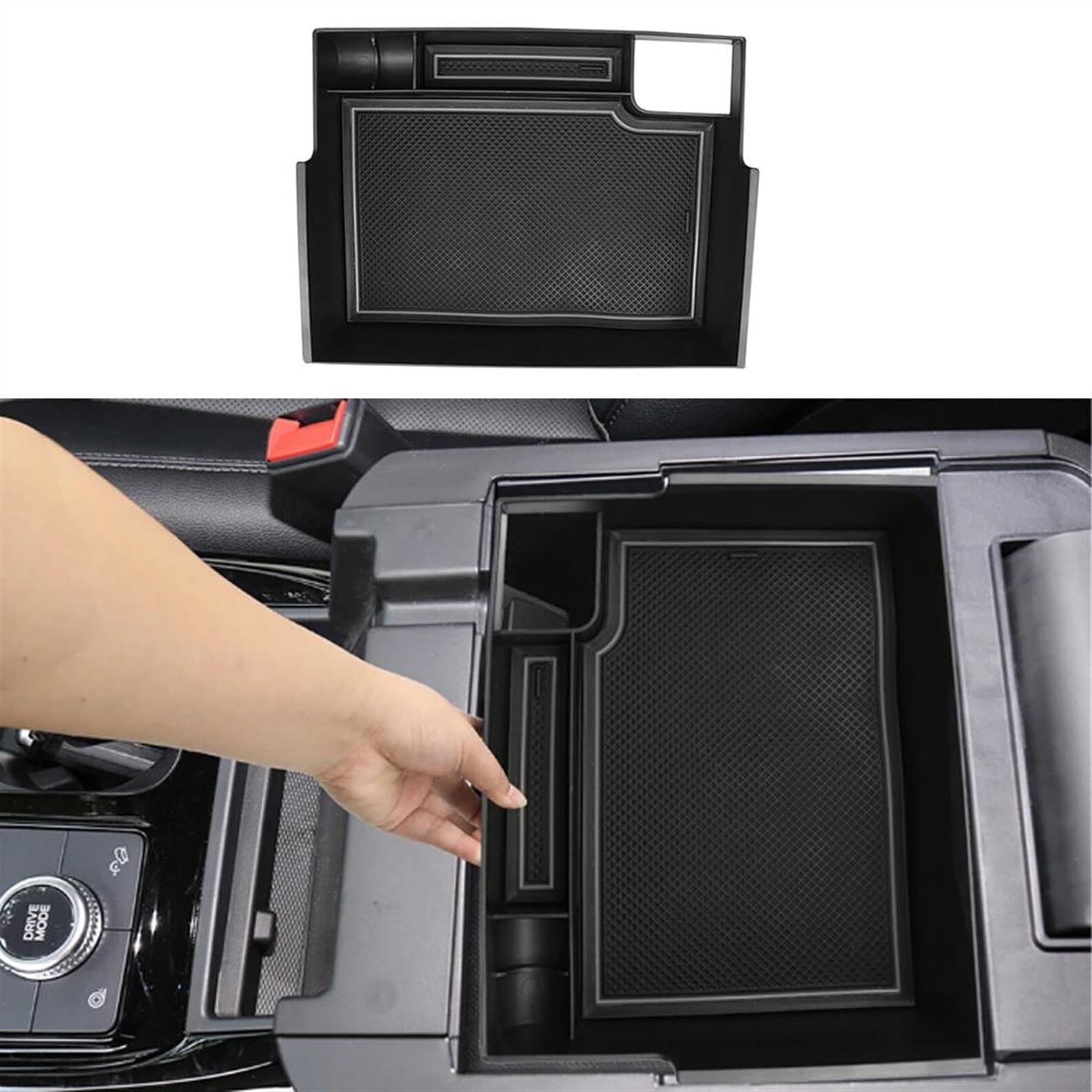 Smabee per Smart # Scatola portaoggetti per bracciolo con 3 console