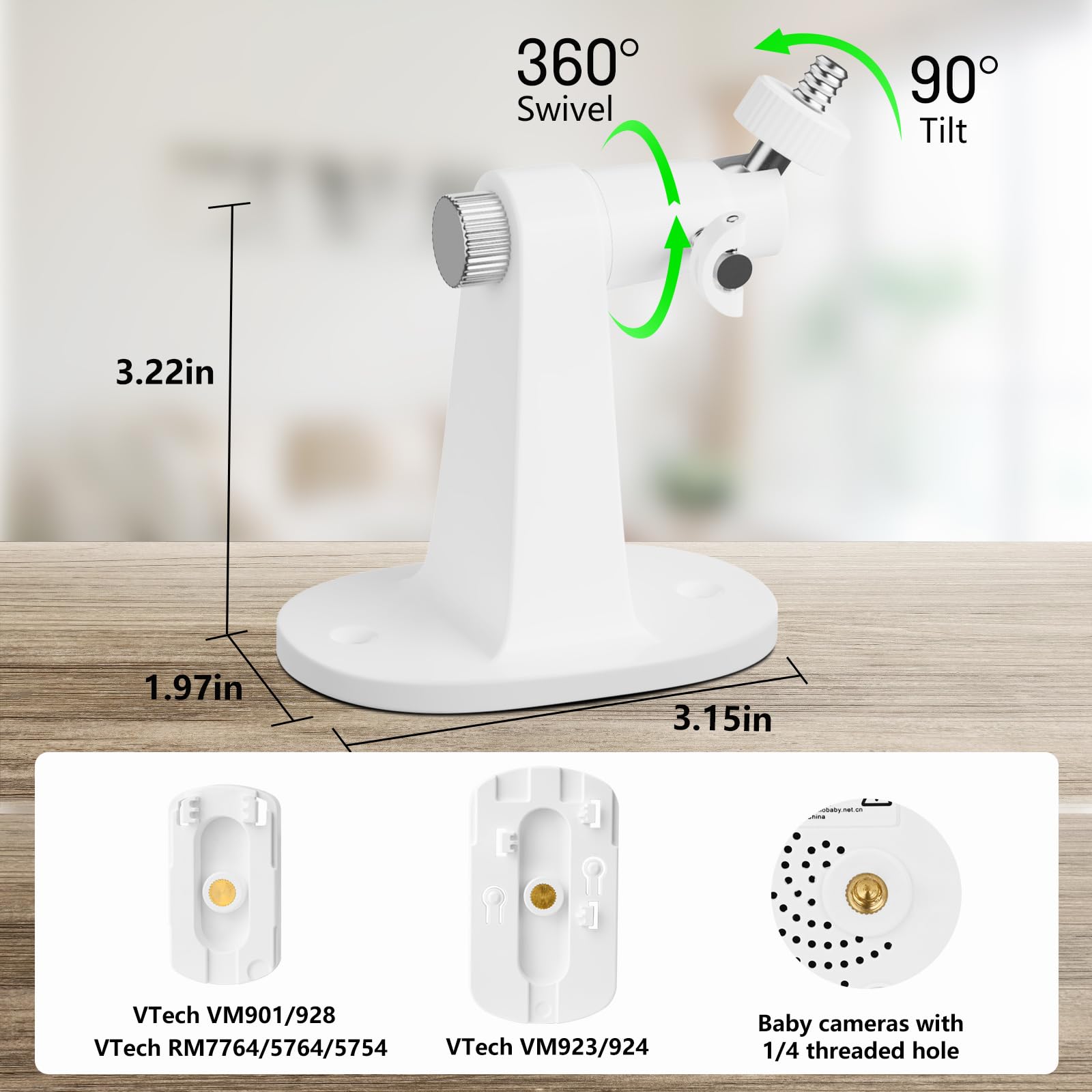 Supporto regolabile per baby monitor VTech VM901/VM924