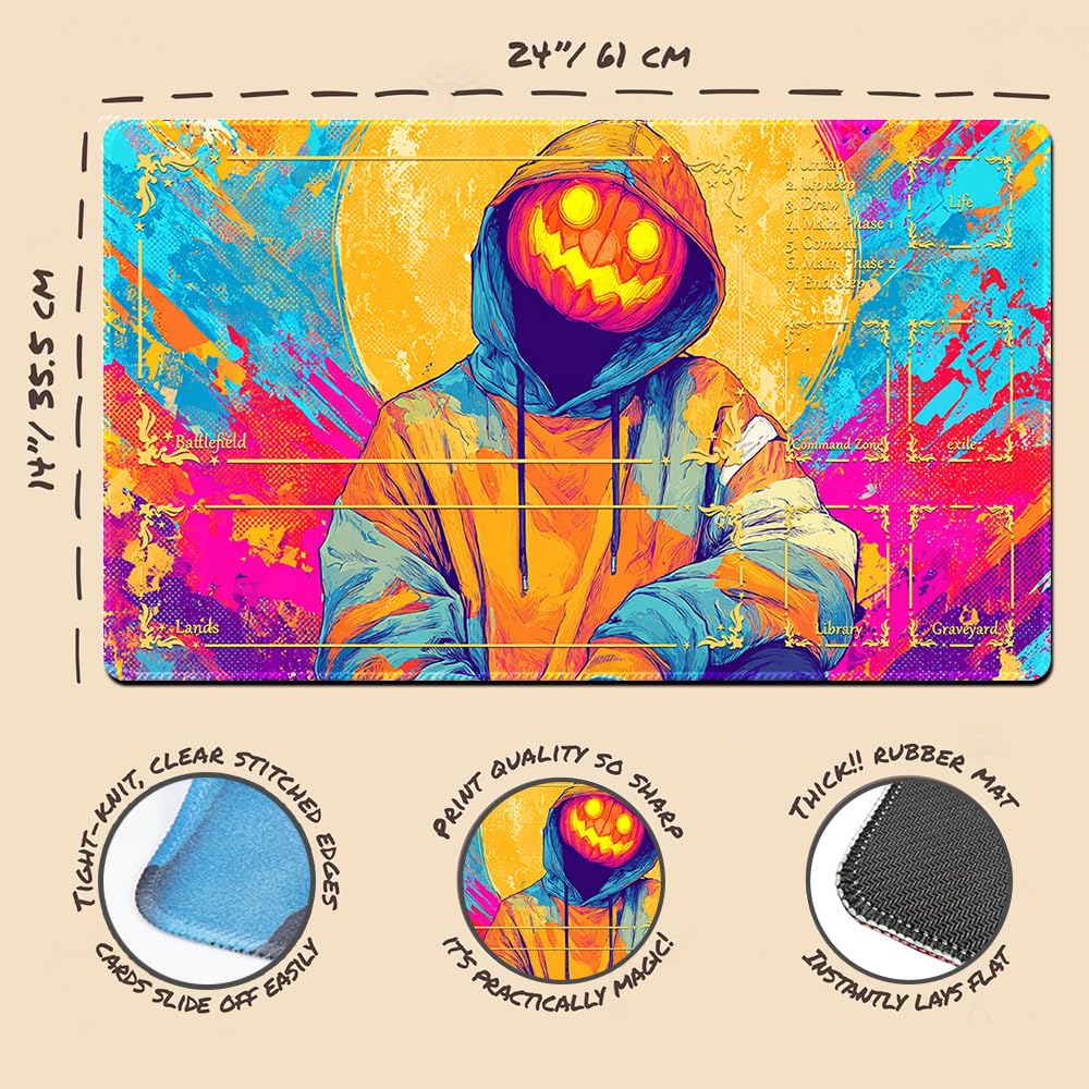 MTG Playmat,With Waterproof Storage black Bag Szie 60 x 35CM - Image 2