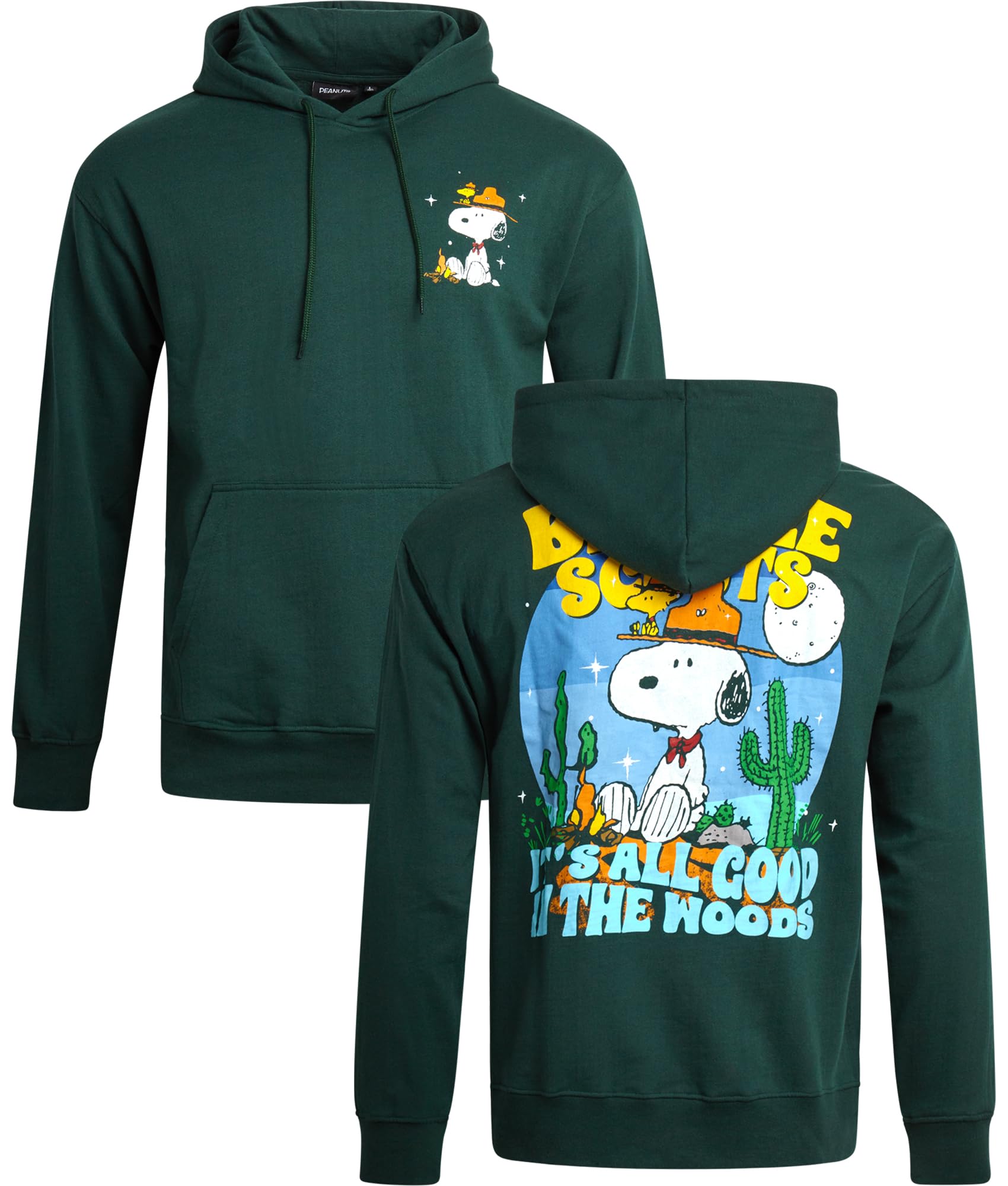 Peanuts Snoopy Womens and Mens Graphic Hoodies - Cozy Fleece Pullover Sweatshirts for Women & Men, Vintage Streetwear Hoodies