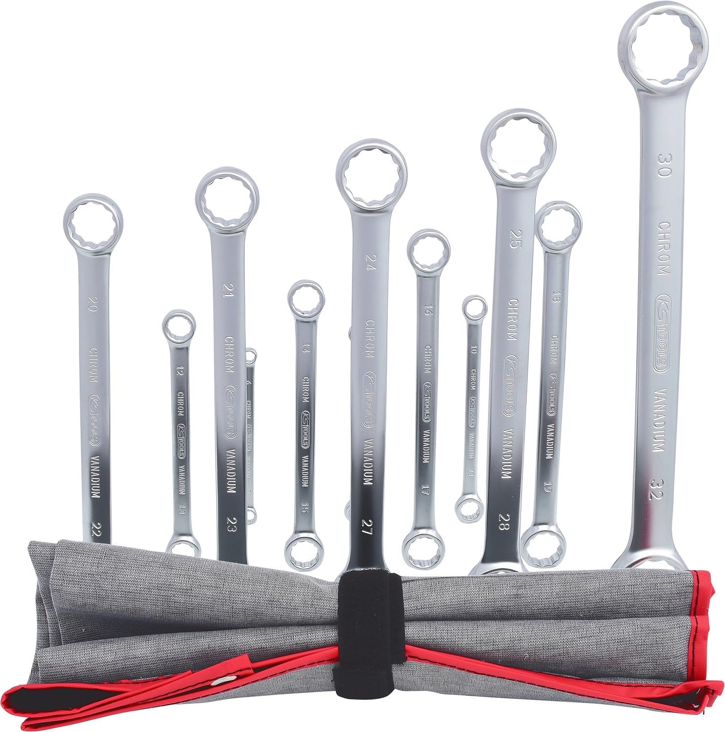 KS Tools 920.0450 ULTIMATE+ Zestaw podwójnych kluczy oczk. prostych, 12-szt