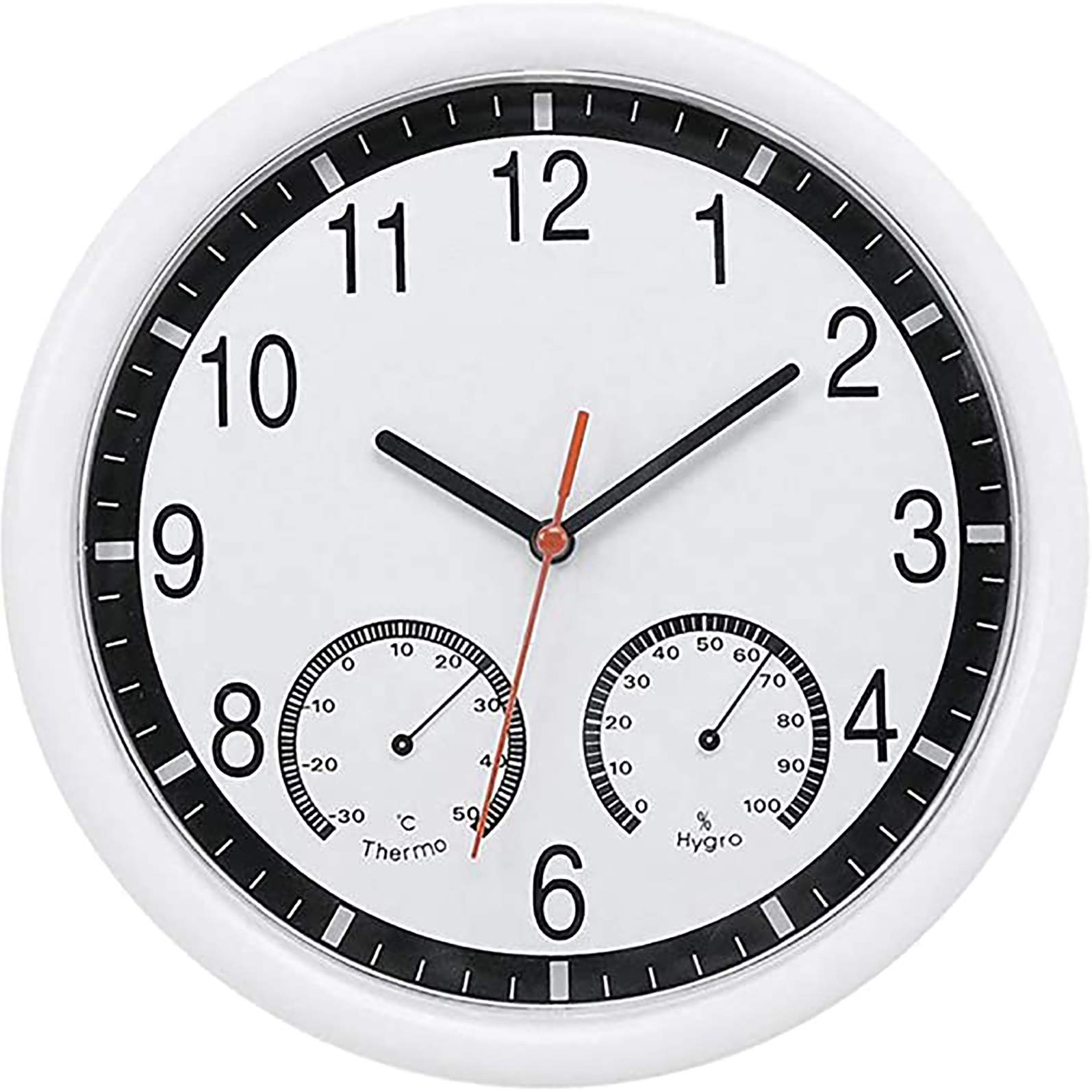 Horloge murale en pierre de quartz silencieuse et précise pour décorer le salon