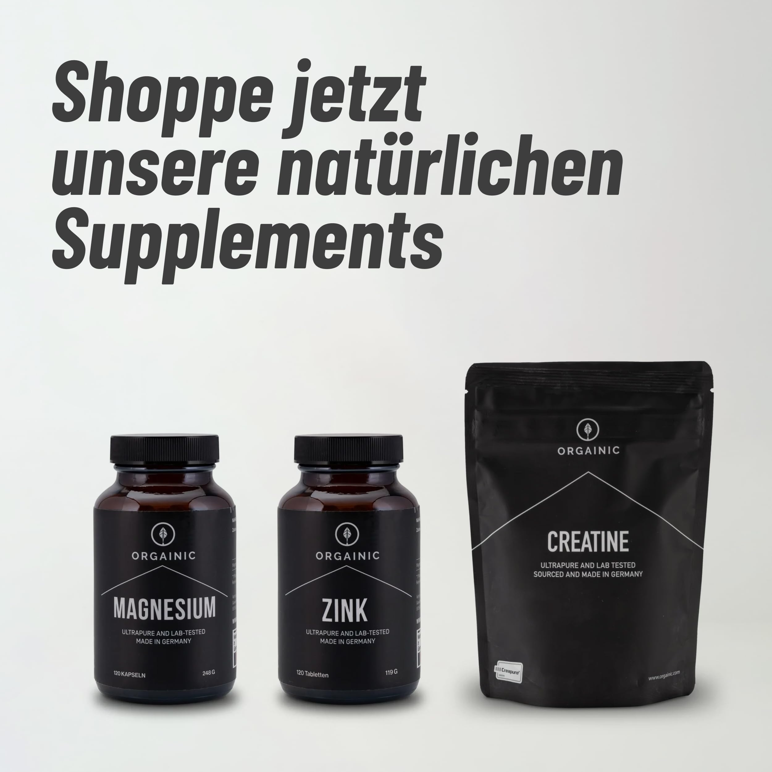 ORGAINIC Bio Protein Riegel Kakao Peanut 12 x 50g - Bio zertifiziert ohne Zusatzstoffe - Premium Proteinriegel mit 6 Zutaten & viel Protein - High Protein Power Bar ohne Süßungsmittel - Eiweißriegel