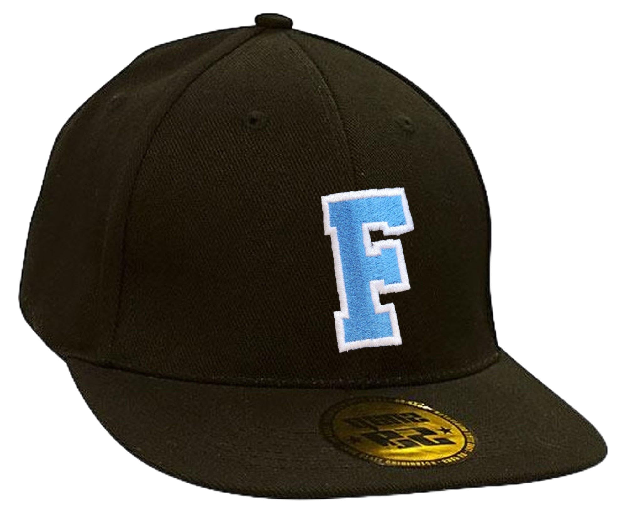 Morefaz Women's F Casual Snapback Baseball Cap A-Z Letter Alphabet Embroidered Uk Hat Caps Adjustable Strap Snap Back (F)