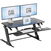 40 Inch Standing Desk Converter, Adjustable Height