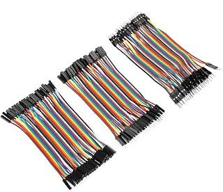 Jumper Wires Kit Plug Adapter 40 Pin M to F / 40 Pin M to M/40 Pin F to F Wide Board Colorful 10cm 3pcs Mid Way Pack Socialme-eu