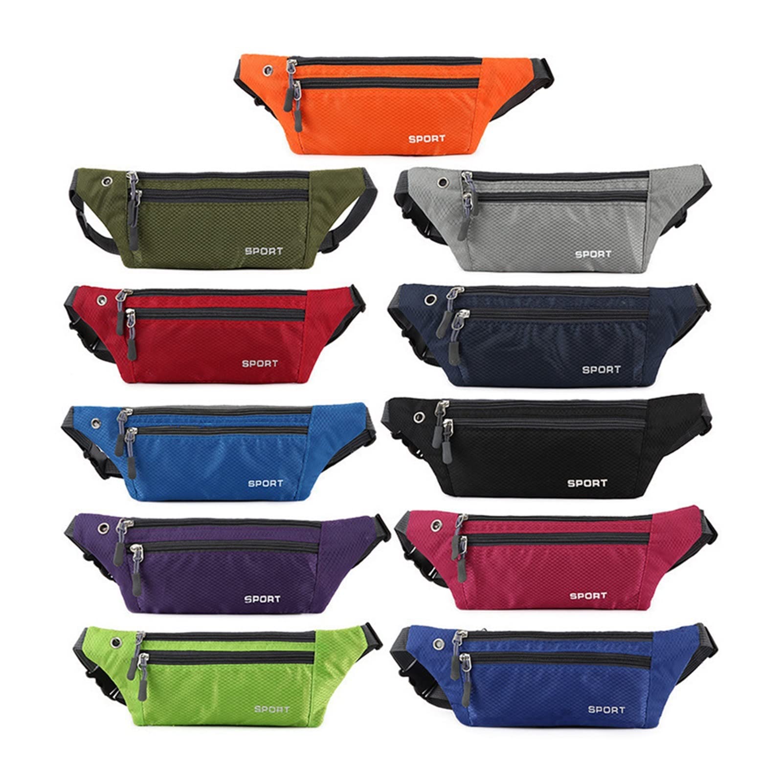 Bolsa de Cintura for teléfonos móviles Fashion Fashion Running Sports Sports Bag Straddle Sportdle Sports Bag Lattice Fitness Cycling Mochila