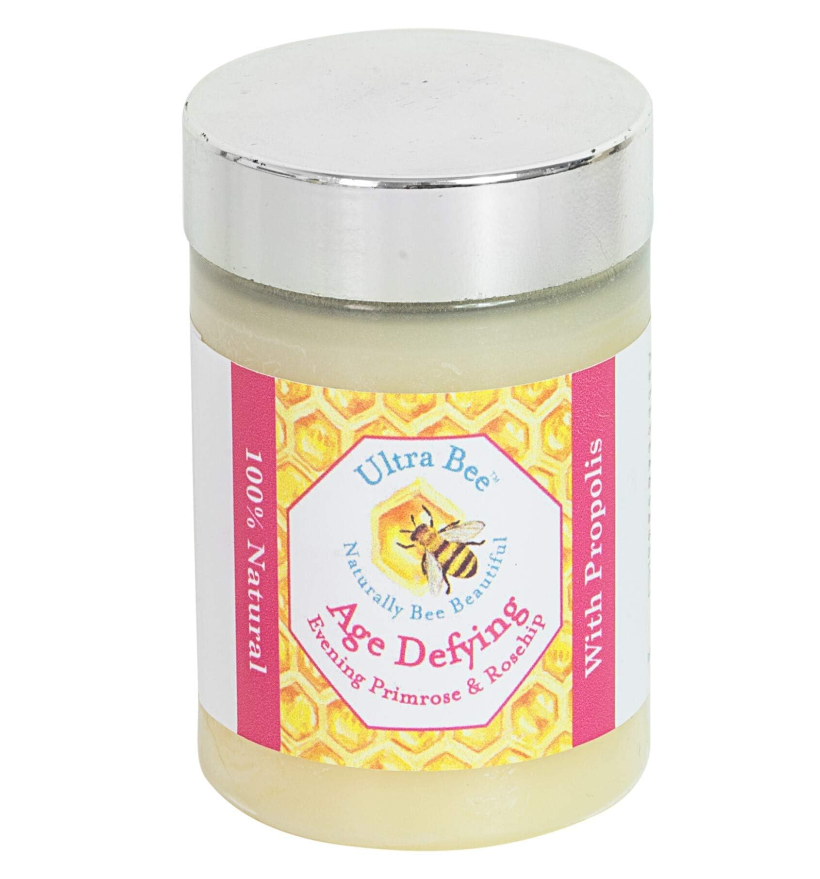 Ultra Bee 100% Natural Age Defying Face Moisturiser - Evening Primrose, Rosehip, Jojoba