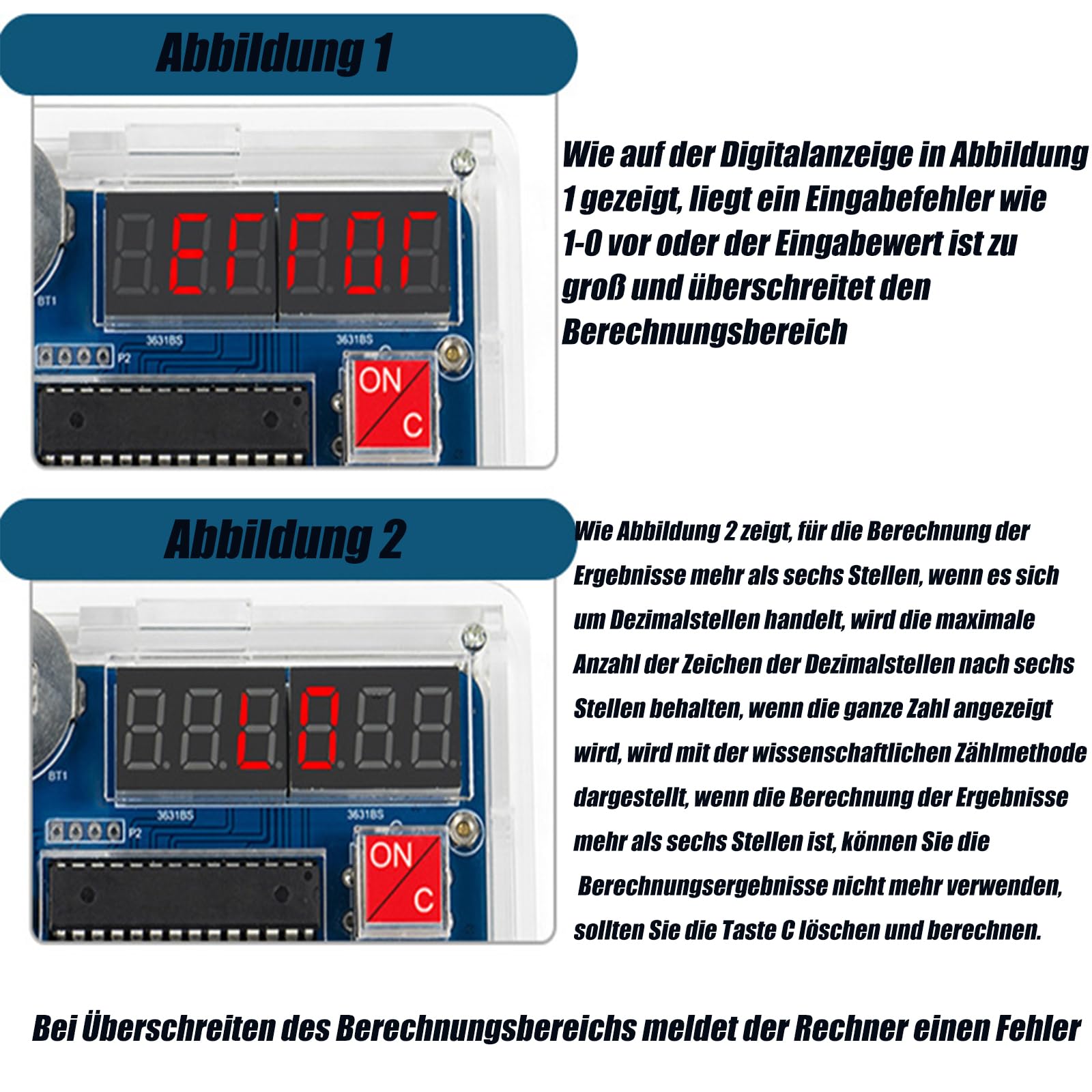 GERUI Zestaw do lutowania "zrób to sam", komponenty lutownicze z wyświetlaczem, zestaw elektroniczny dla studentów do nauki i codziennego użytku, nauka, edukacja, zabawa lutowanie, zestaw do nauki i
