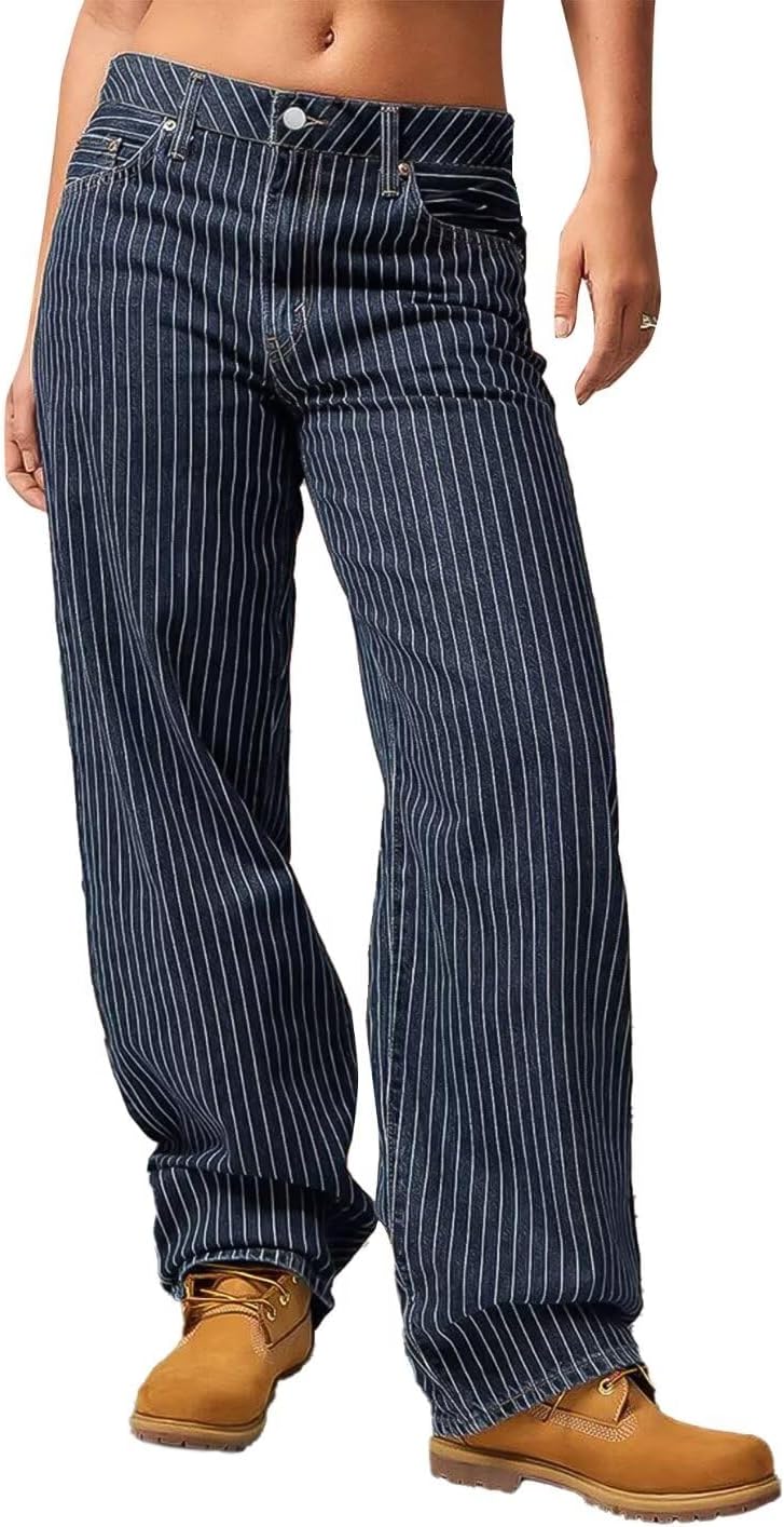 old navy striped jeans