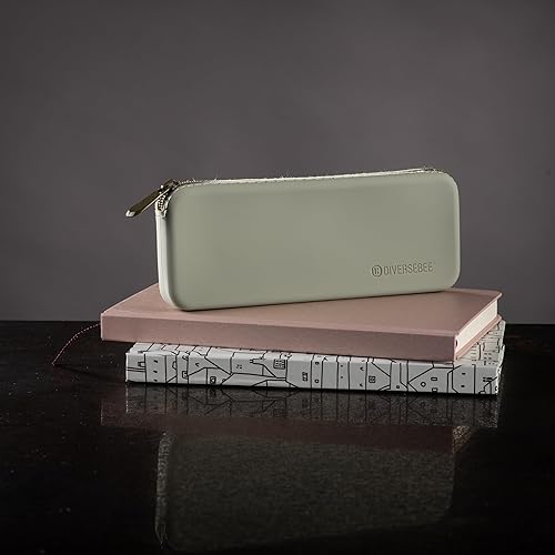 Miniatura 6 de DIVERSEBEE Estuche de silicona suave, estuche estético para lápices con cremallera, bonita bolsa para bolígrafos para la escuela, suministros