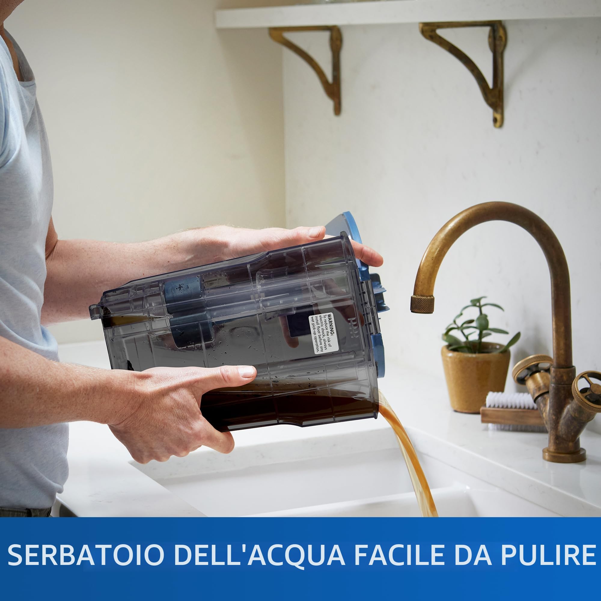 Vacmaster Lavatappeti lava tappezzeria, Ideale per Pulisci Scale, divano, Sedili Auto, Moquette e Tappeti, lava divani e aspira acqua