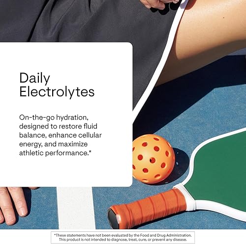 Miniatura 3 de THORNE - Electrolitos diarios - Mezcla de bebida en polvo con electrolitos sin azúcar y baja en calorías - Sabores derivados de fuentes naturales -