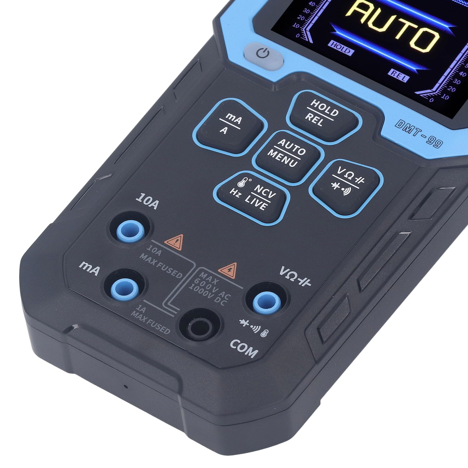 Digitales Multimeter, Intelligenter Elektronischer Tester mit Automatischer Bereichswahl für Heimwerker und den Professionellen Einsatz, 10 A, 1500 MAh