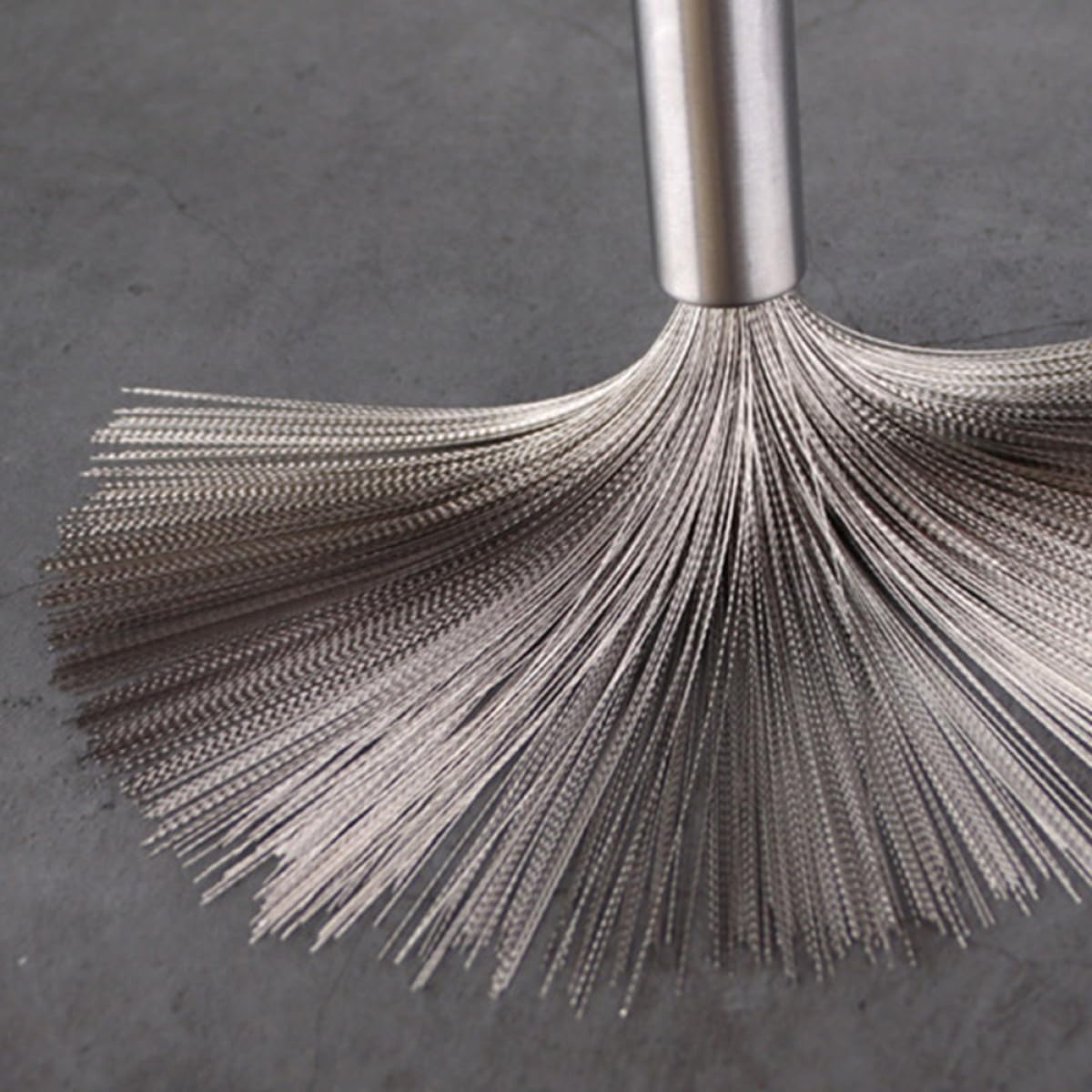 Kitchen Scrubber Brush Stainless Steel for Skillets and Plates image 4
