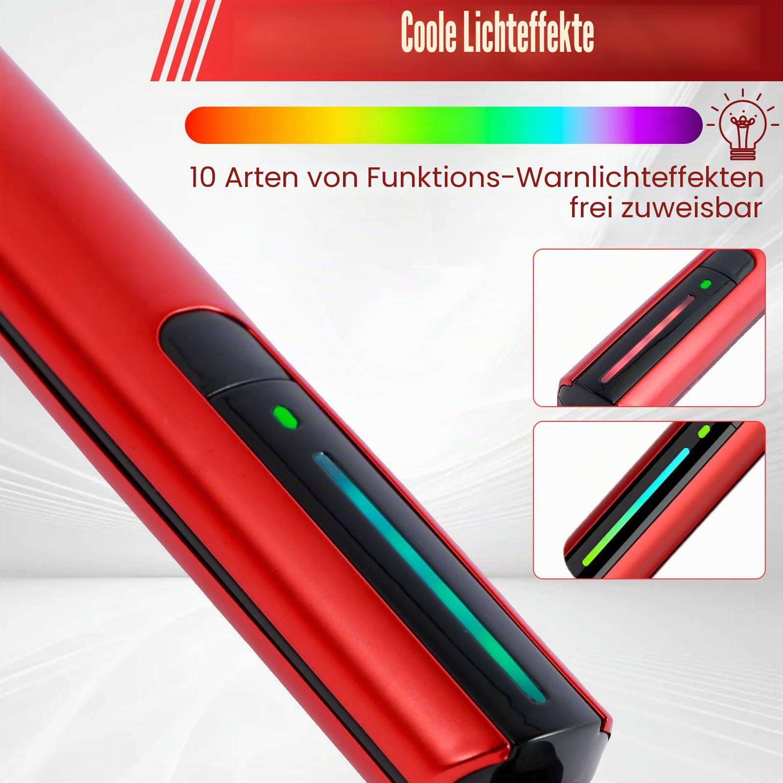 Säbelschleifer mit 8 Schleifkopf 12 Sandpapier Reziprokschleifer mit 3 Gang Verstellung 10 Funktionskontrollleuchten USB Aufladung Mini Stiftschleifer für DIY Kleine Schleifarbeiten