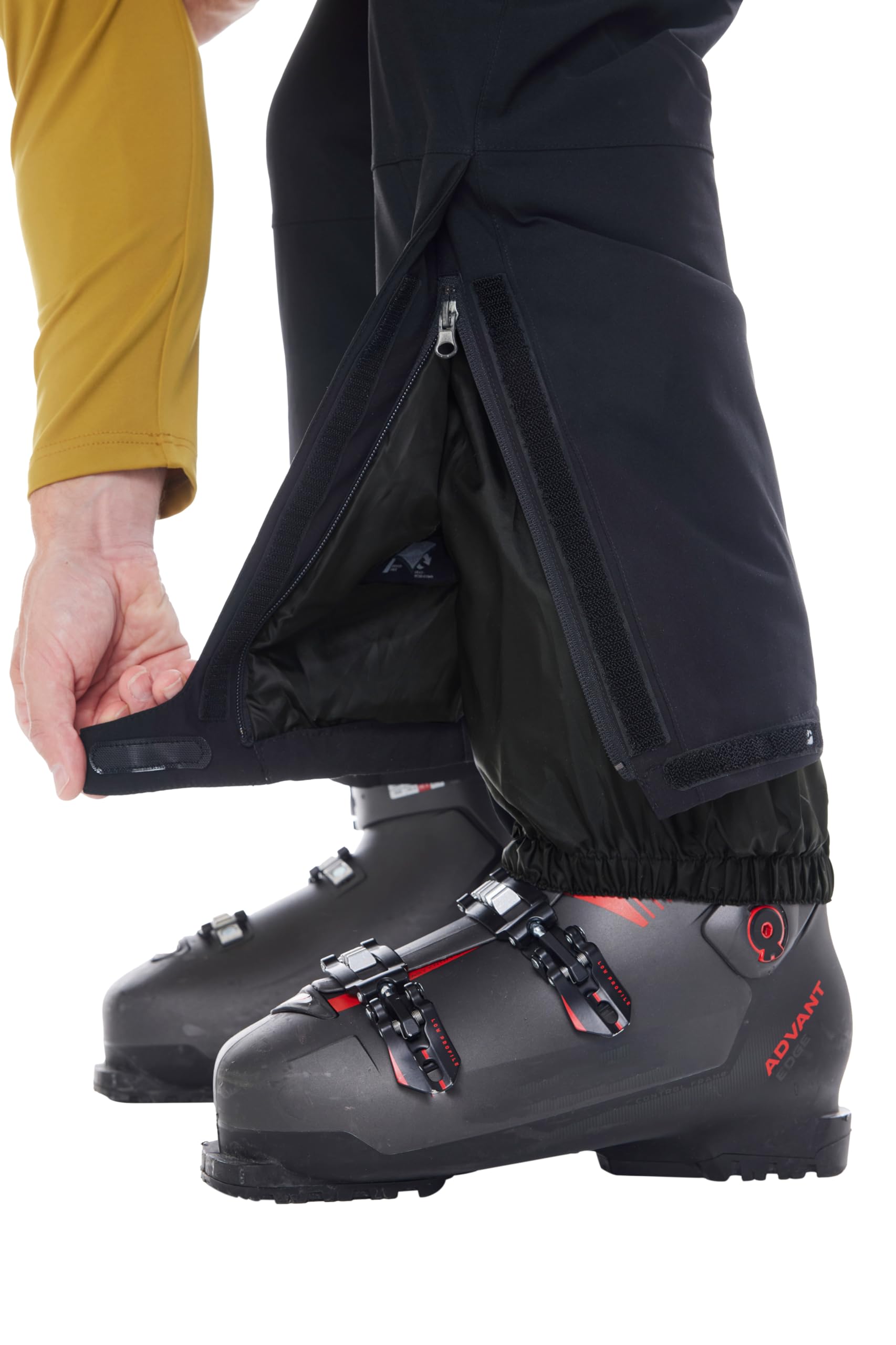 Killtec - Enosh, Pantaloni da Sci/Pantaloni Funzionali con Bretelle Rimovibili, Protezione Bordi e paraneve Uomo