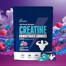 VivoNu Creatine Gummies, 5000mg Creatine Monohydrate Per Serving