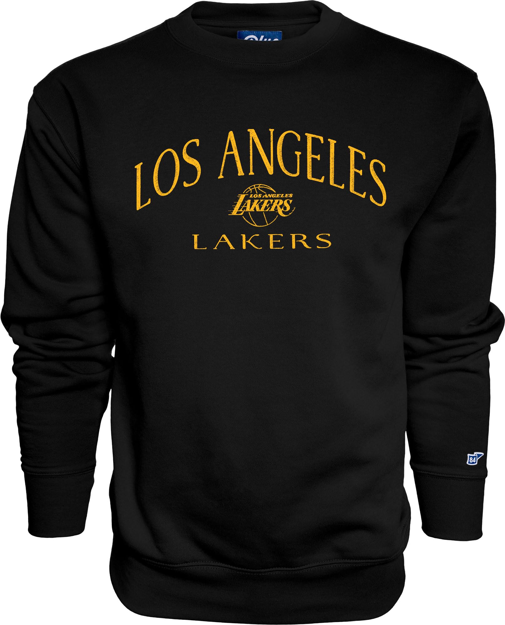 Blue 84 NBA Officially Licensed Crewneck Sweatshirt Embroidery Groundbreaking
