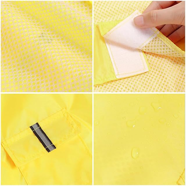 Foto 3 de 7 de Sikweny Chubasquero Perro Chubasquero Impermeable para Perros con Capucha Tiras Reflectoras Seguras Chaqueta…