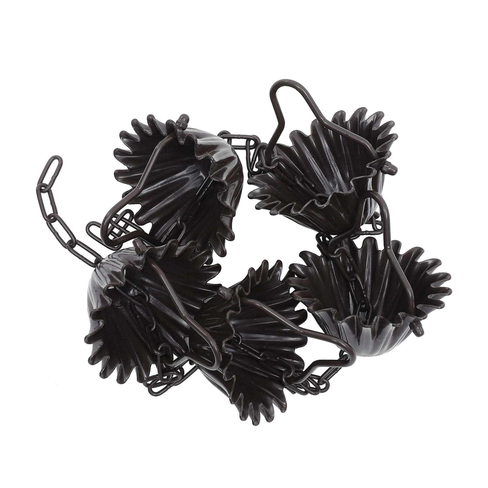 HAKIDZEL Aluminum Alloy Petal Rain Chain Rain Chain for Gutter Decorative Design
