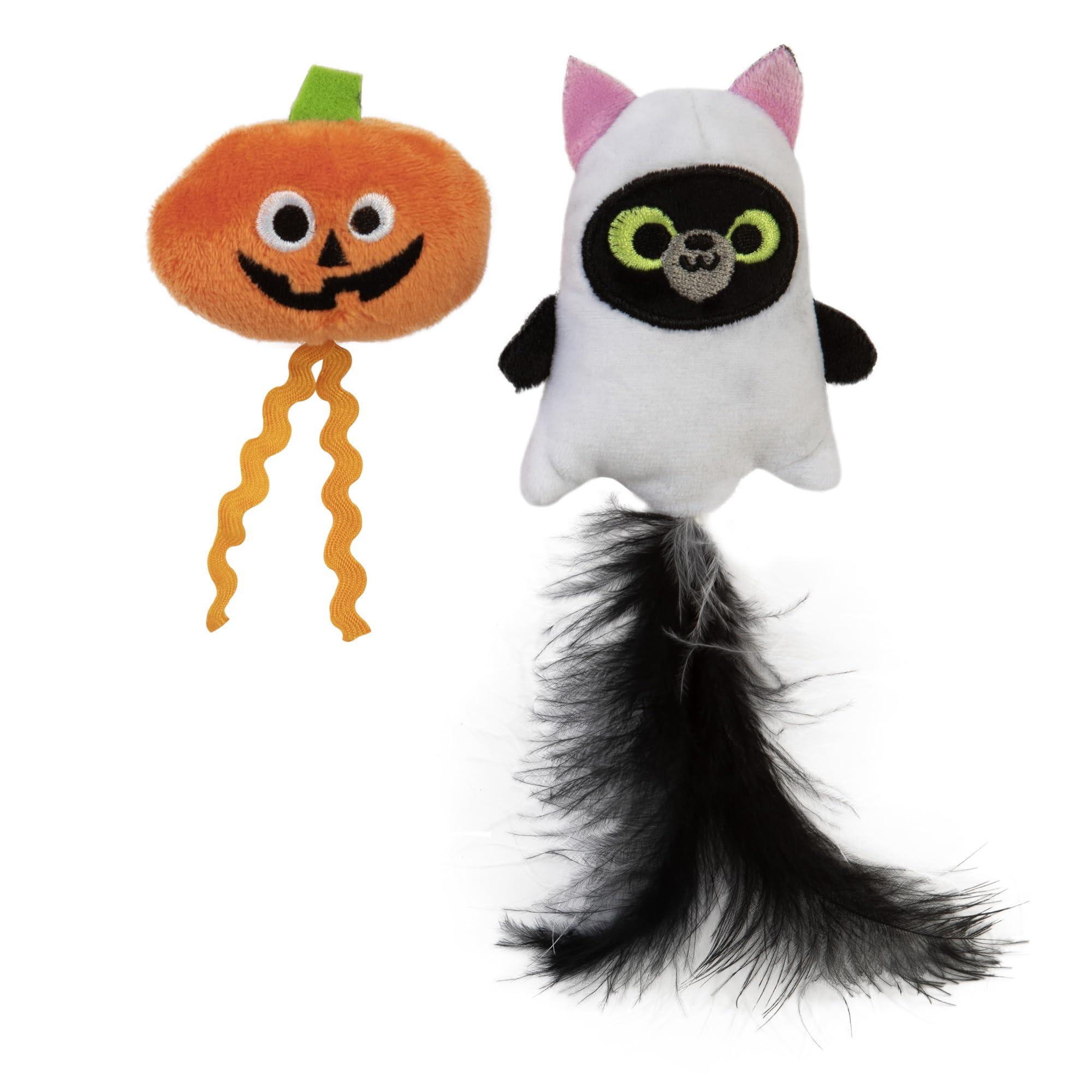 Mad Cat Hiss & Haunt Plush; Interactive Toy; Cat Toys for Indoor Cats; with Silvervine (2 Pack)