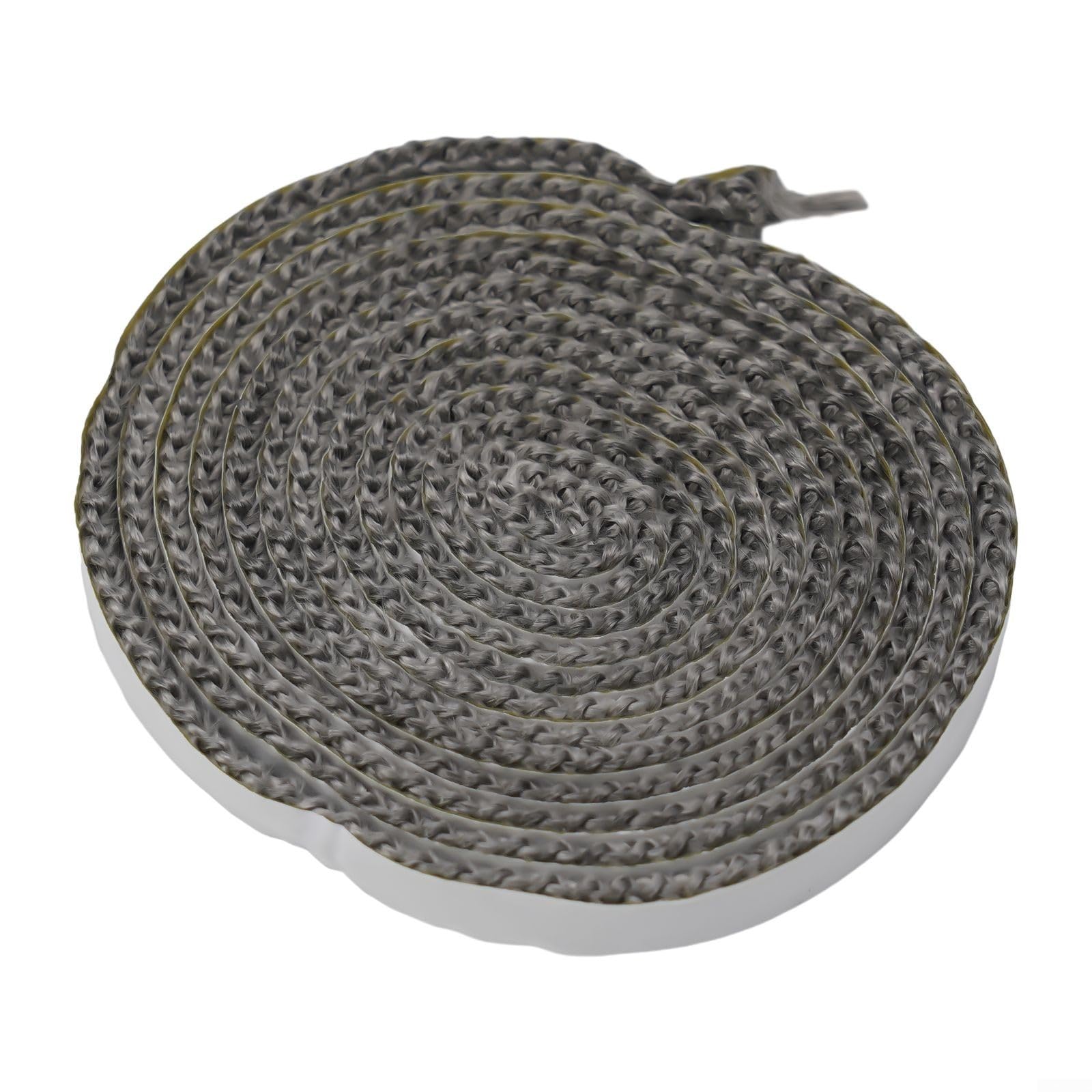 Corda piatta per stufe, Guarnizione in vetro con corda nera for stufa in fibra di 10 mm/15 mm x 2 for, caldaia, forno(10mm)