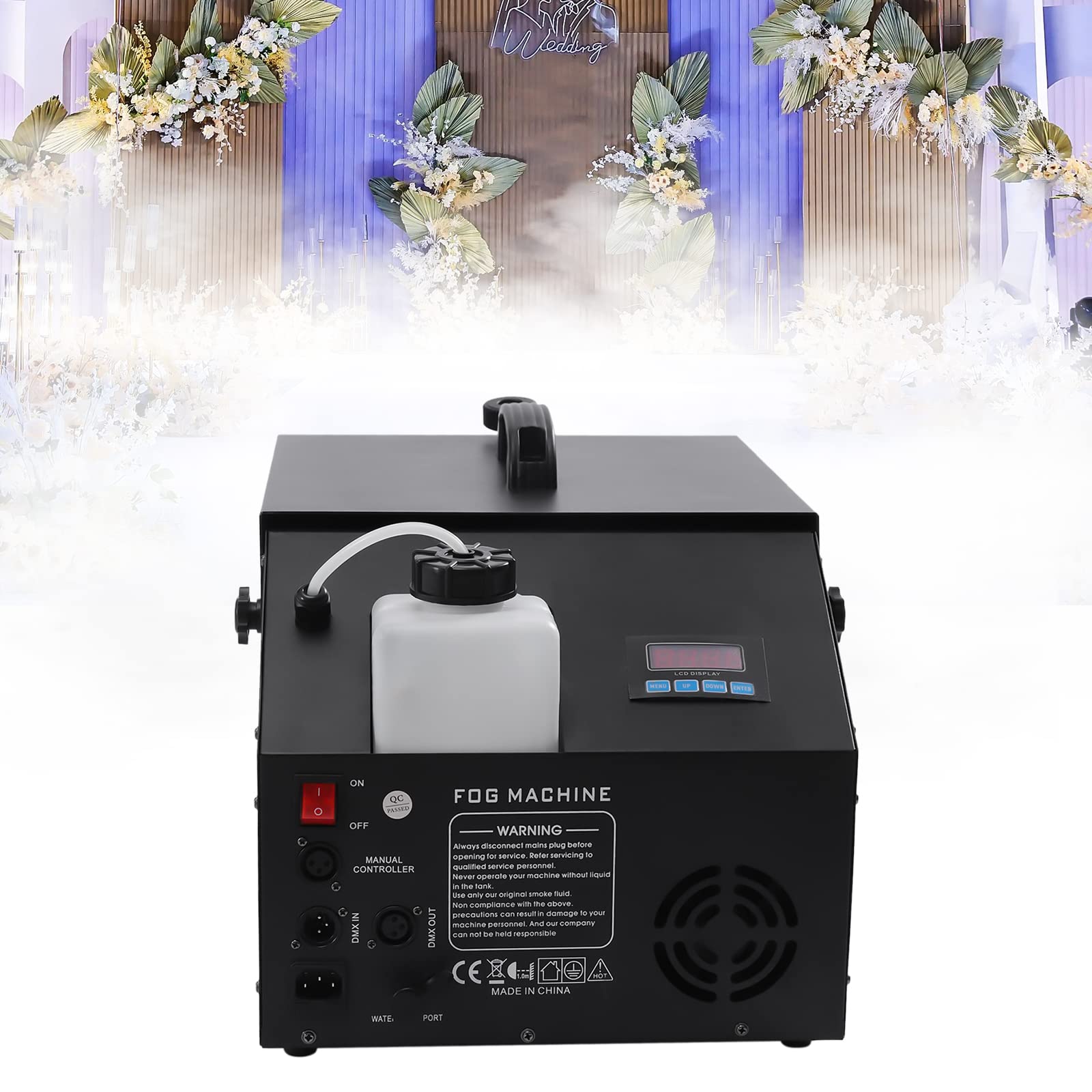 Dmx512 - Macchina per la nebbia, per generatori di fumo, con telecomando, per la nebbia, adatta per spettacoli di palcoscenico, bar, passerelle, teatri, sale banchetti