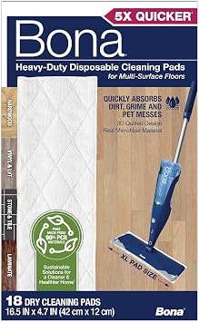 Bona Multi-Surface Floor Cleaning Pads - 18 Count