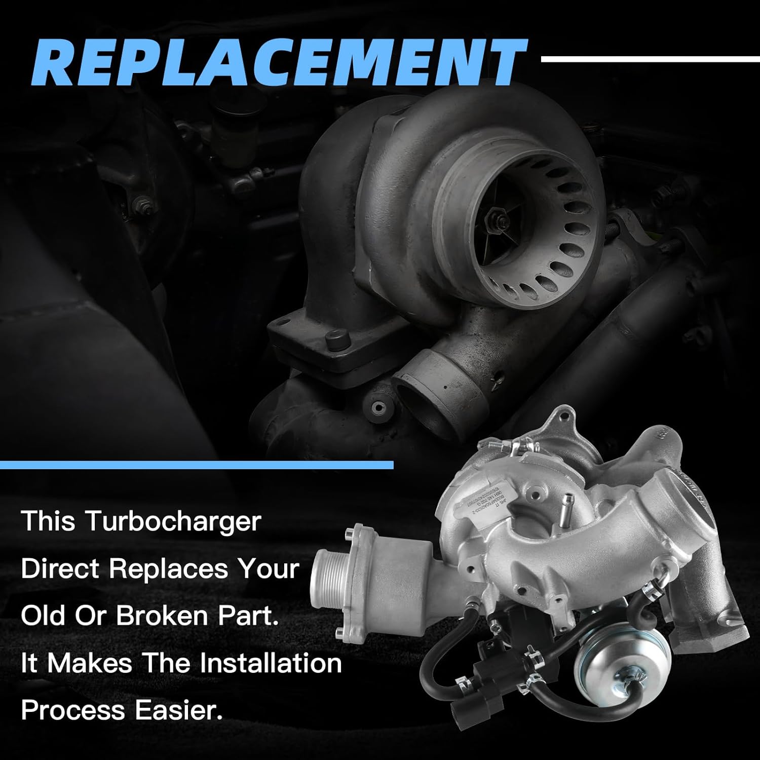 06H145702S 06H145702G Turbo Charger Turbocharger with Gasket and Wastegate Actuator Fits for Audi A4 A5 A6 Quattro Allroad Q5 2009-2017