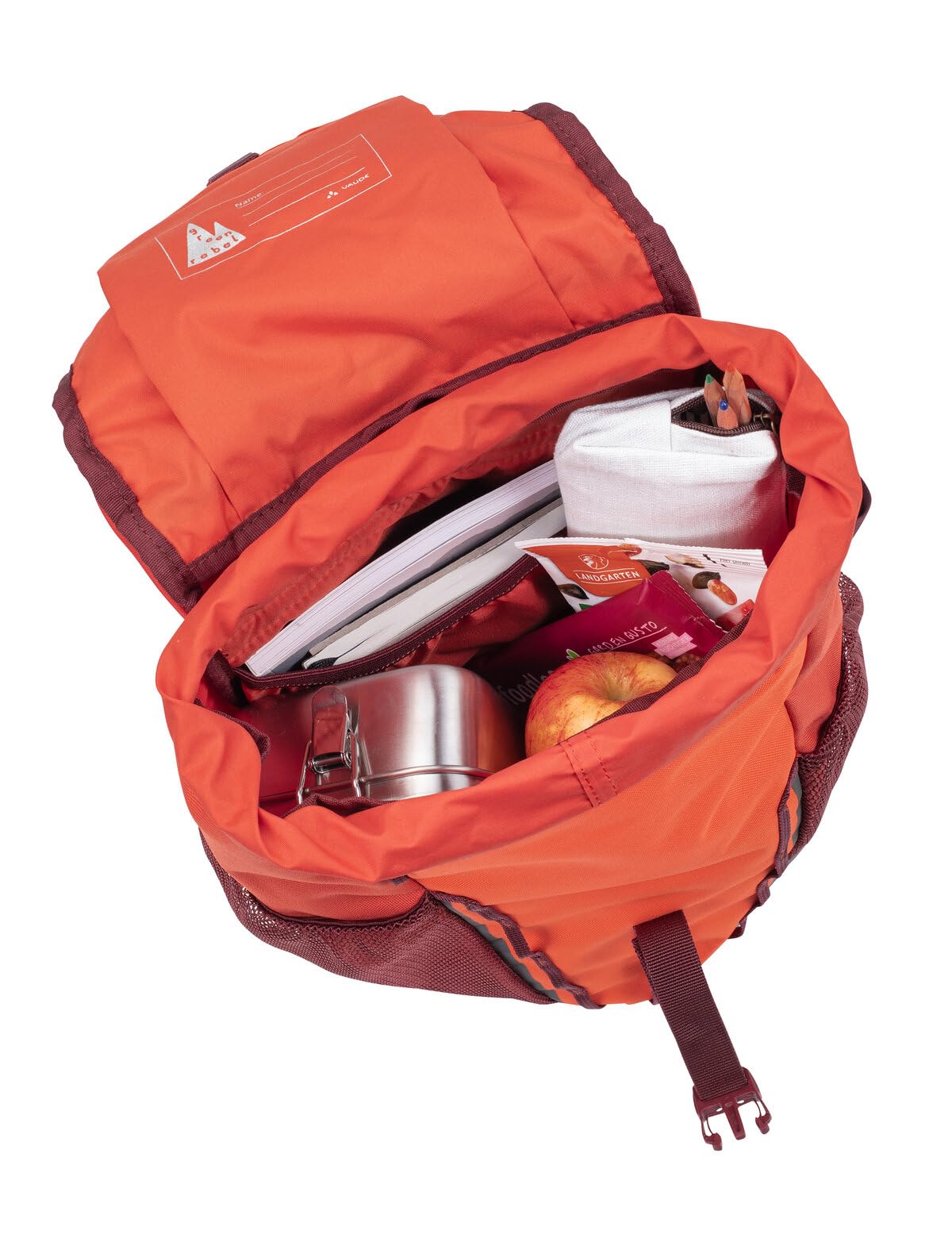 VAUDE Puck Kinderrugzak voor jongens en meisjes, 10 liter in roze, comfortabele wandelrugzak voor kinderen, weerbestendige schoolrugzak met regenhoes en vergrootglas, veel opbergruimte