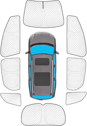 Miniatura 191 de KMF - Parasol de repuesto para parabrisas, cubierta para ventana lateral y trasera, cubierta protectora para visor, para campamento, bebé, bloqueo