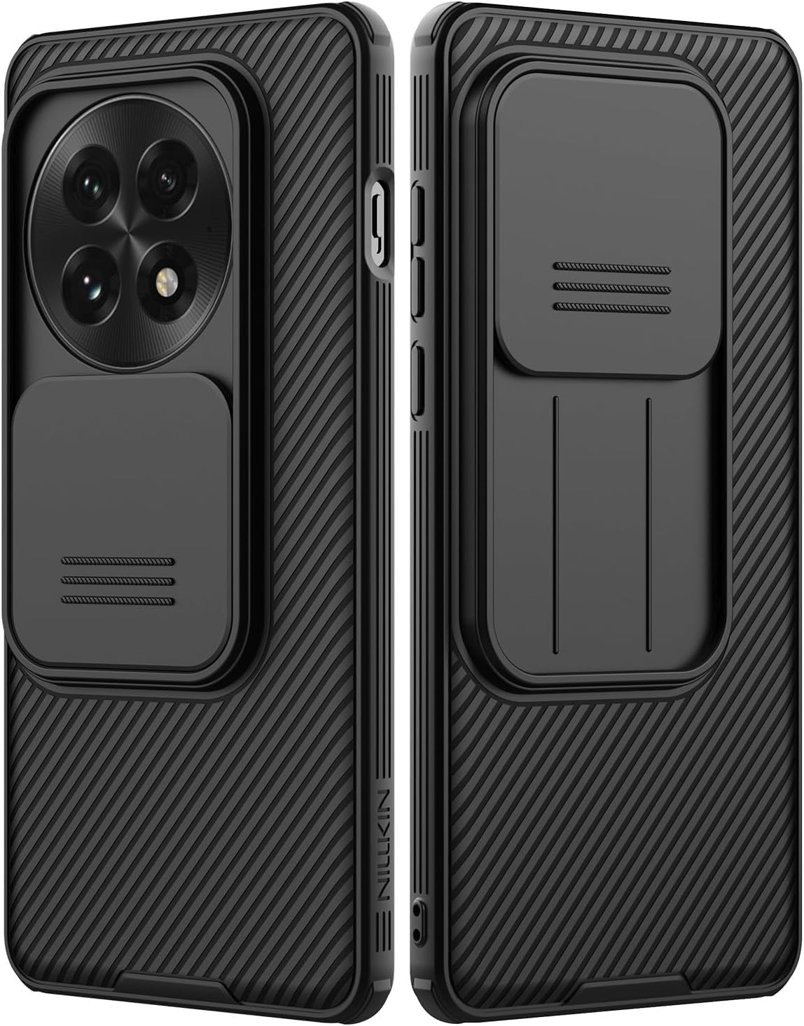 For OnePlus 13 Case, Camera Lens Protection Slide Cover, TPU+PC Shockproof Bumper Back Cover, Anti-Fingerprint Mobile Phone Case, Slim Fit Protective Casing 2026 - view 1