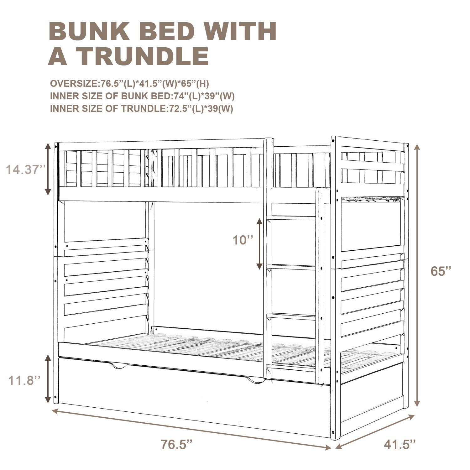 IKEA Mydal Bunk Bed Dimensions Drawings, 47 OFF