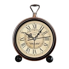 TIMESS Vintage Analog Alarm Clock, 4 . 3 " Silent Non Ticking Quartz Desk Clock with Roman TIMESS Vintage Analog Alarm Clock, 4 . 3 " Silent Non Ticking Quartz Desk Clock with Roman product