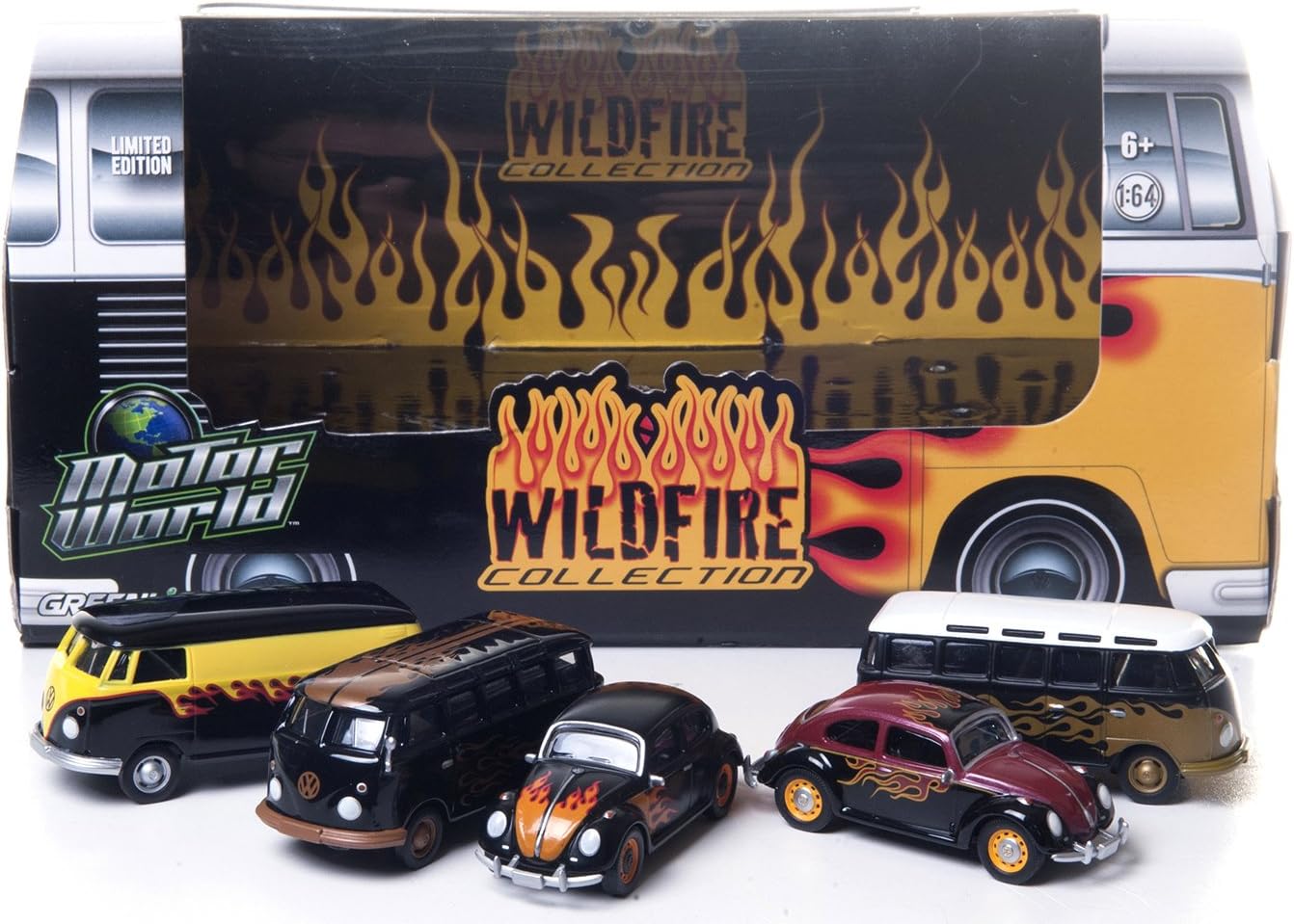 GreenLight Motor World Dioramas Wildfire 5Car Set Diecast Vehicle, 1