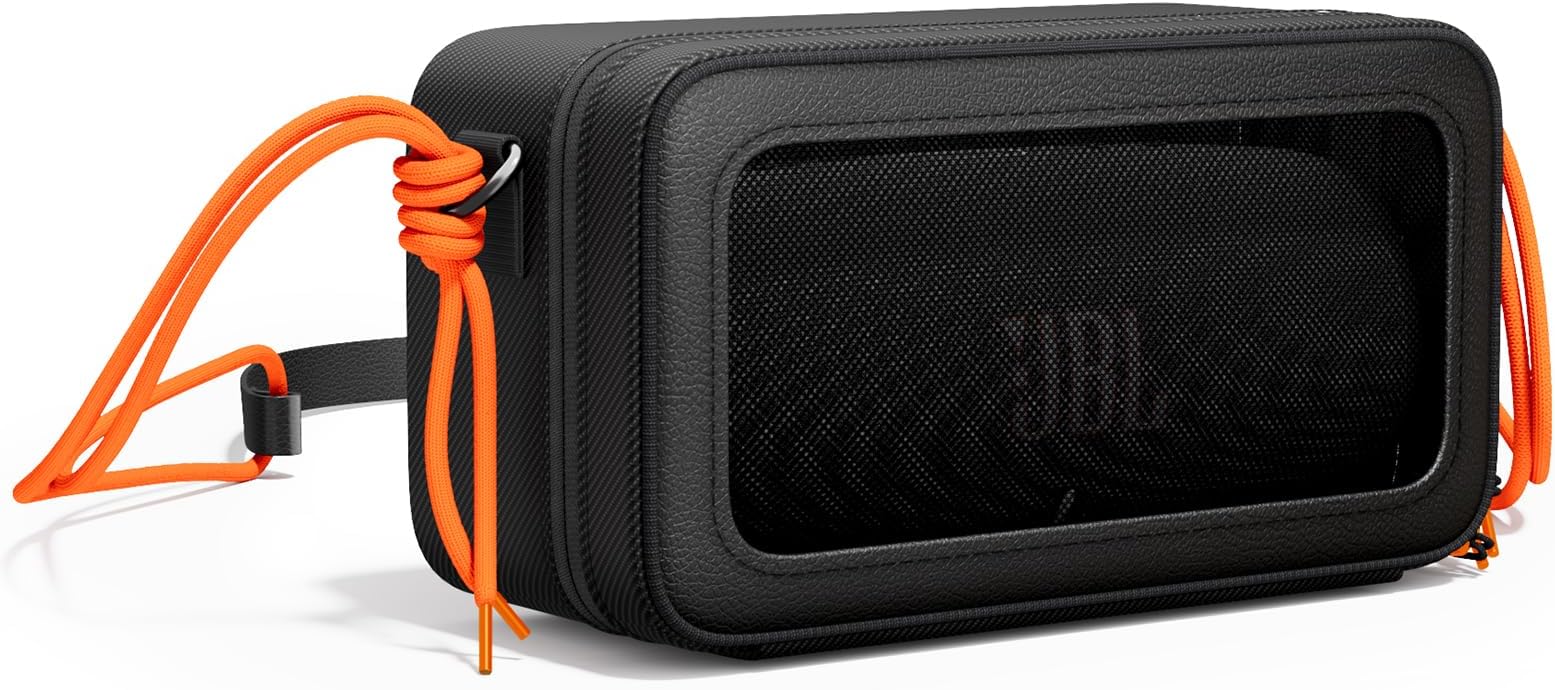 Bluetooth Speaker Universal Case Bag for Anker Soundcore/Soundcore 2/RIENOK/Ortizan/Kolaura/JBL Charge 5 /JBL Flip 6/Flip Essential 2/Soundcore 3, with Adjustable Shoulder Strap Travel Carrying