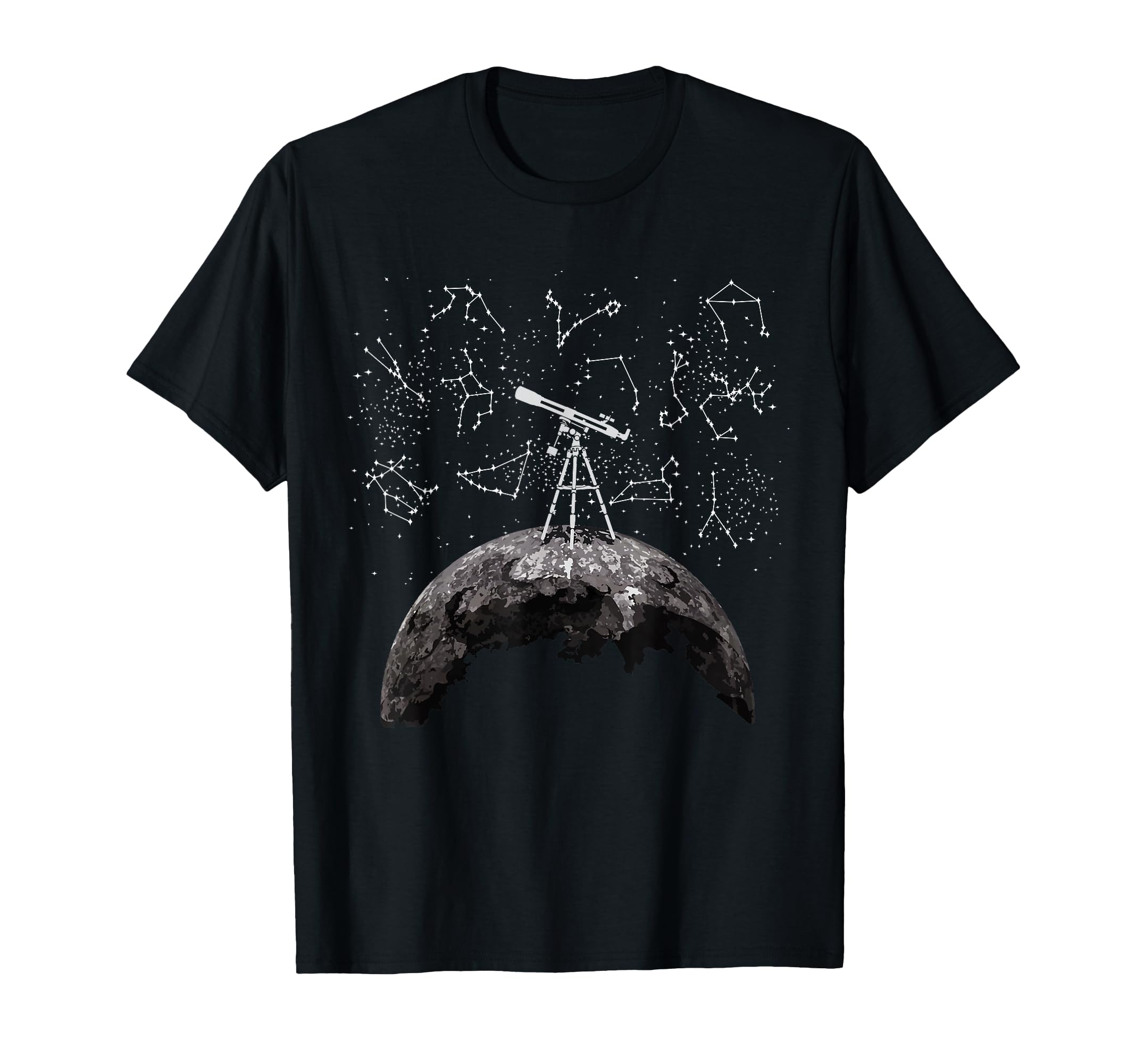 Moon Science - Astronomy Teacher, Astrophysician, Telescope T-Shirt