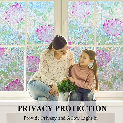 Miniatura 7 de Película de vidrio de lluvia para ventana, privacidad estática, tintas de ventana, película adhesiva para puerta, sin pegamento, control de calor