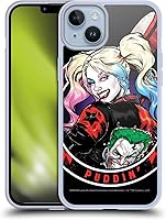 Vista 70 de Head Case Designs Funda de gel suave con licencia oficial de Batman DC Comics Bubblegum Harley Quinn Graphics compatible con Apple iPhone 7