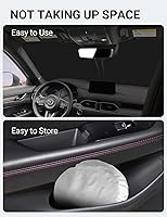 Vista 416 de Proadsy Parasol para parabrisas actualizado 2026, ajuste personalizado, Lexus NX 2022-2025 2026, 4 capas, plegable, protector de parasol frontal que
