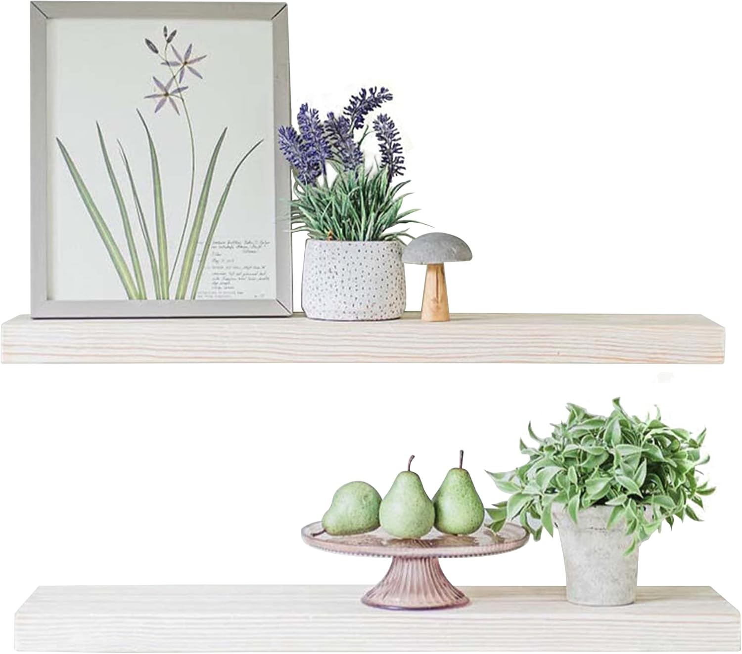 Buy Willow & Grace Wall Mounted Shelves 24 Inch Floating Wall Shelf